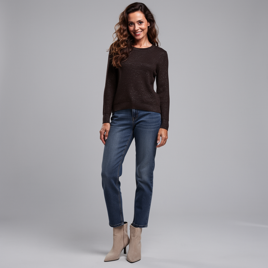 Monari - Pullover mit Glanzgarn