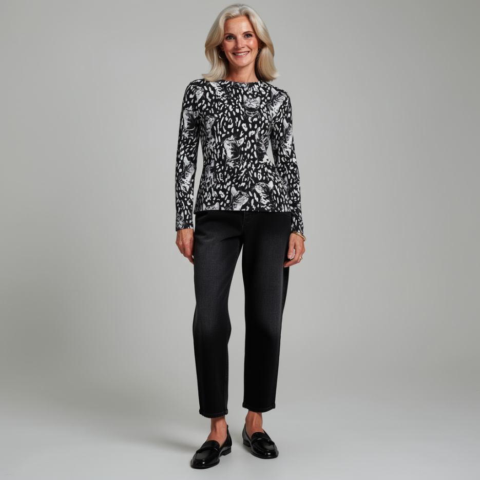 Marc Cain - Langarmshirt mit Print