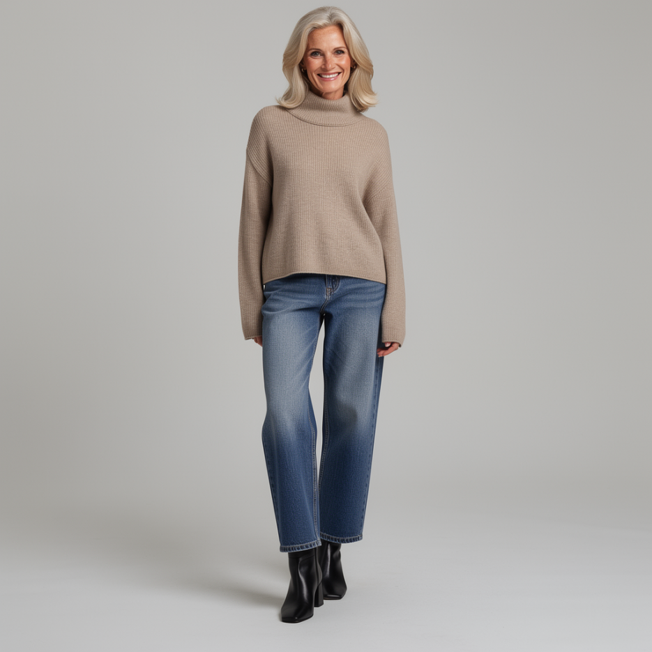 Rena Marx - Pullover aus Kaschmir-Seide-Mix