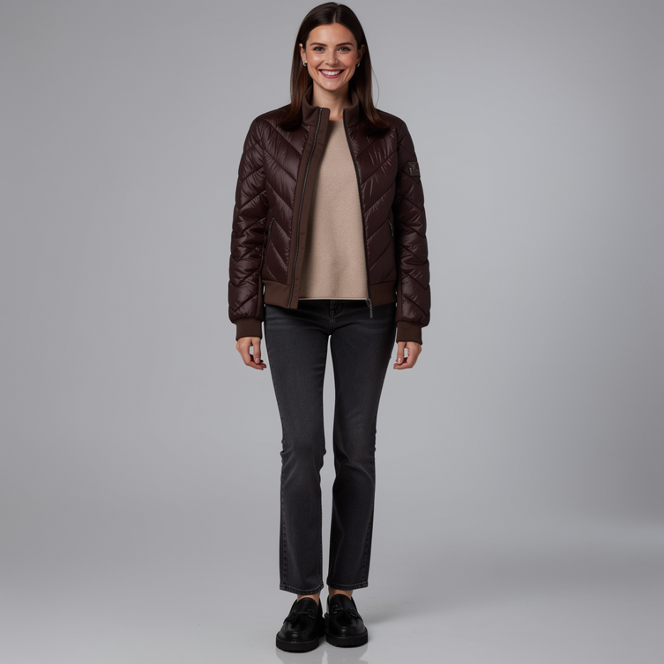 Monari - Steppjacke mit Stehkragen