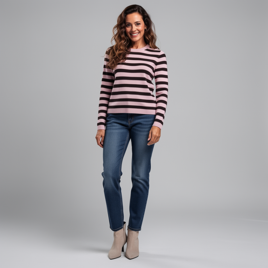 Luisa di Carpi - Kaschmirpullover mit Streifen