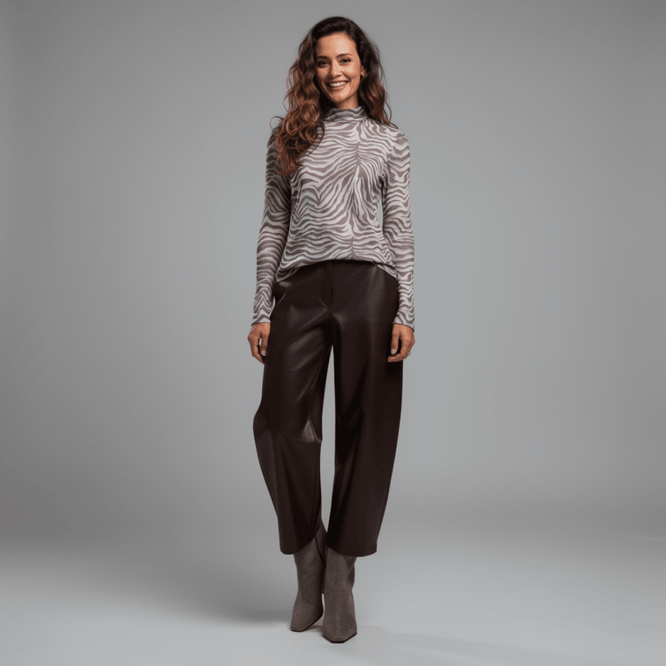 Raffaello Rossi - Kunstlederhose PHIBI 7/8