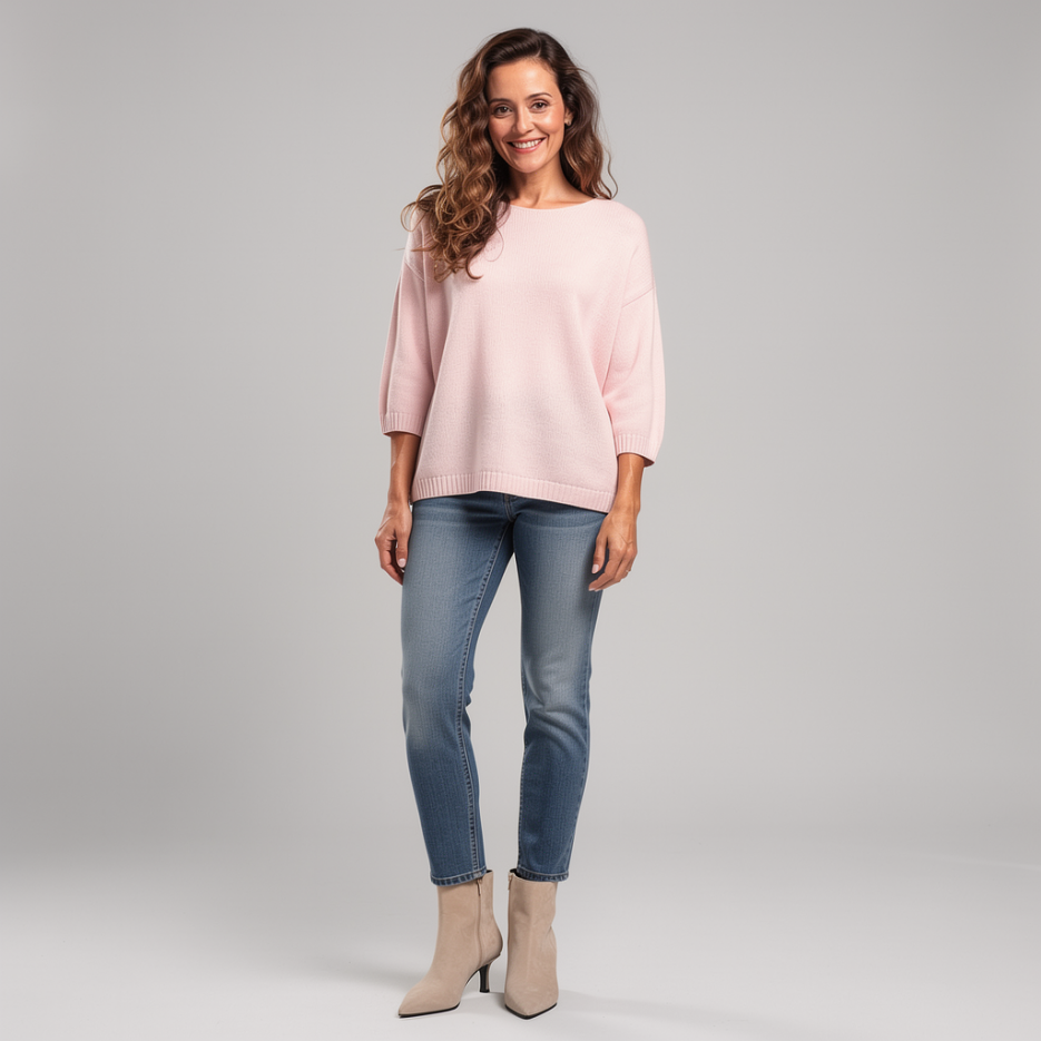 Rena Marx - Pullover aus Kaschmir-Seiden-Mix