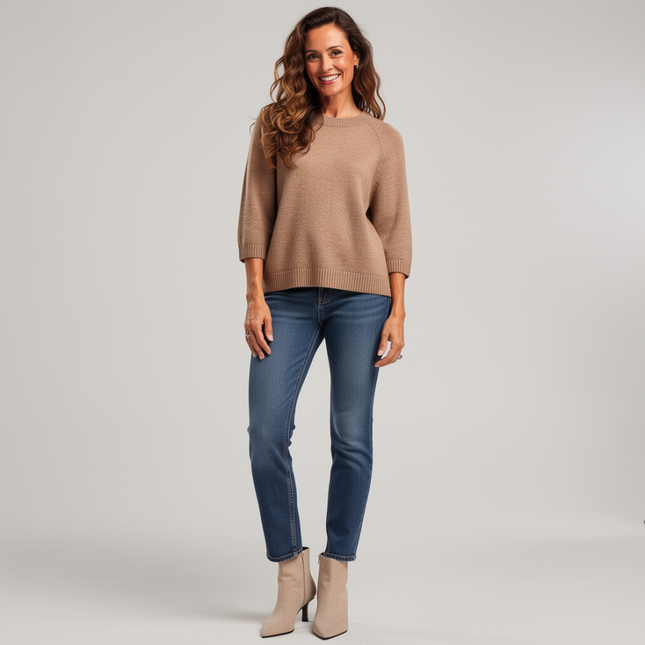 Rena Marx - Pullover aus Kaschmir-Seide-Mix