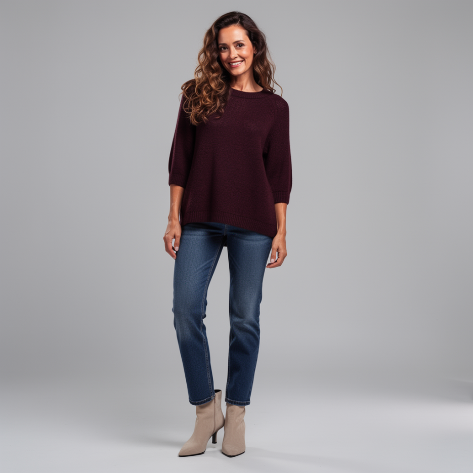 Rena Marx - Pullover aus Kaschmir-Seide-Mix
