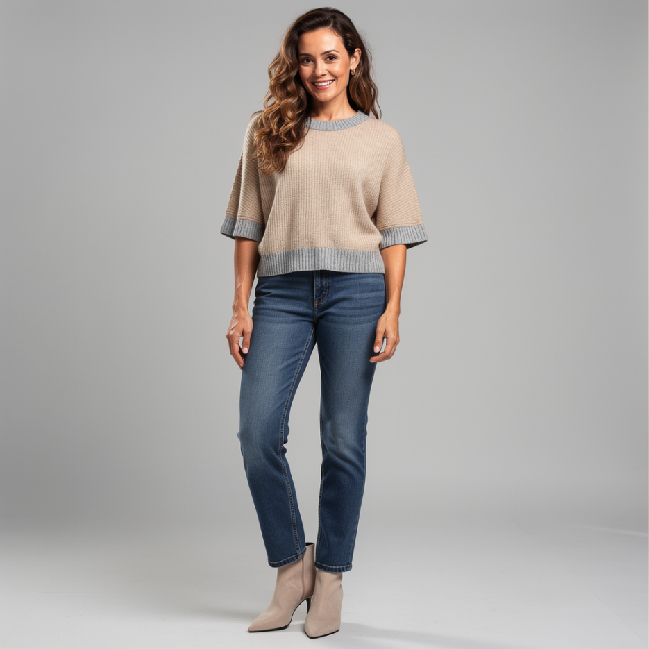 Rena Marx - Pullover aus Kaschmir-Seide-Mix