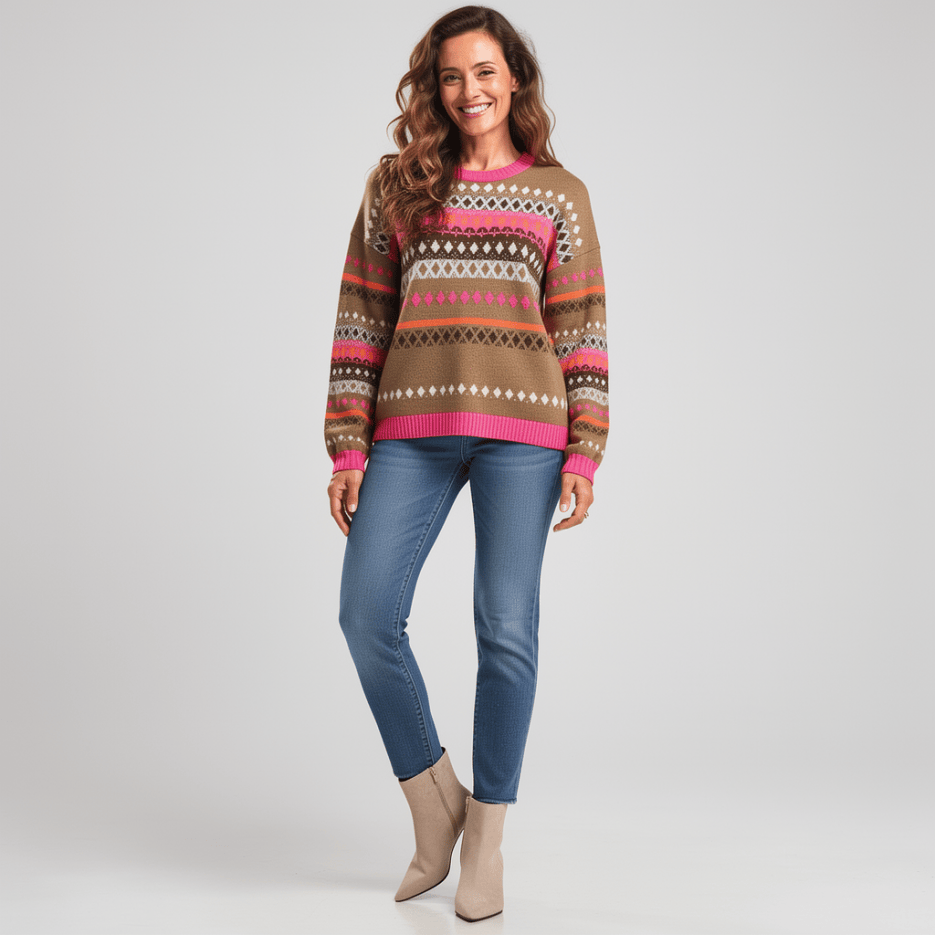 Grace - Pullover mit Jacquard-Muster