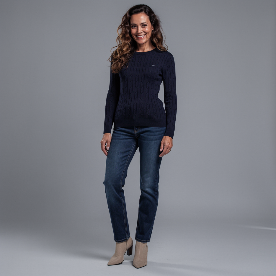 Gant - Pullover mit Zopfmuster