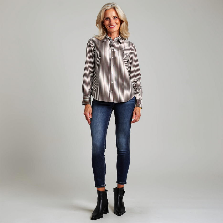 Gant - Hemdbluse mit Streifen