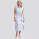 120% Lino - Hemdblusenkleid aus Leinen