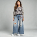 Cambio - Wide Leg Jeans PALAZZO CROPPED