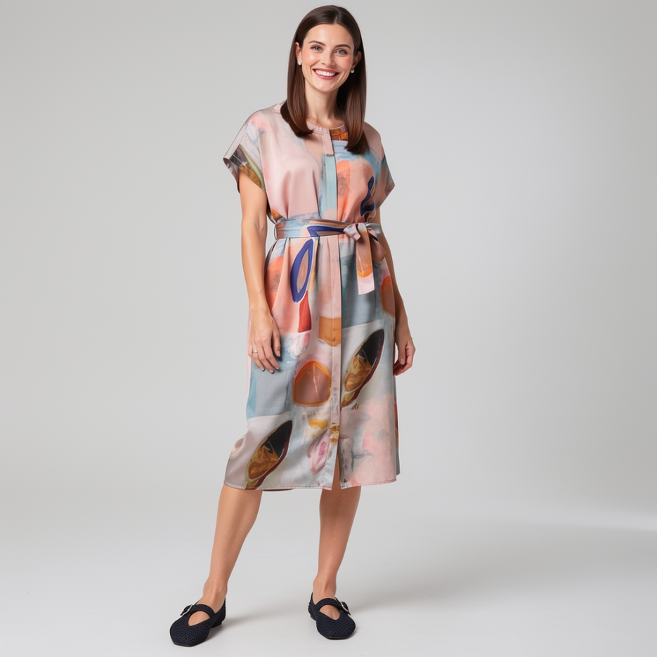 The Mercer - Seidenkleid POTENZA