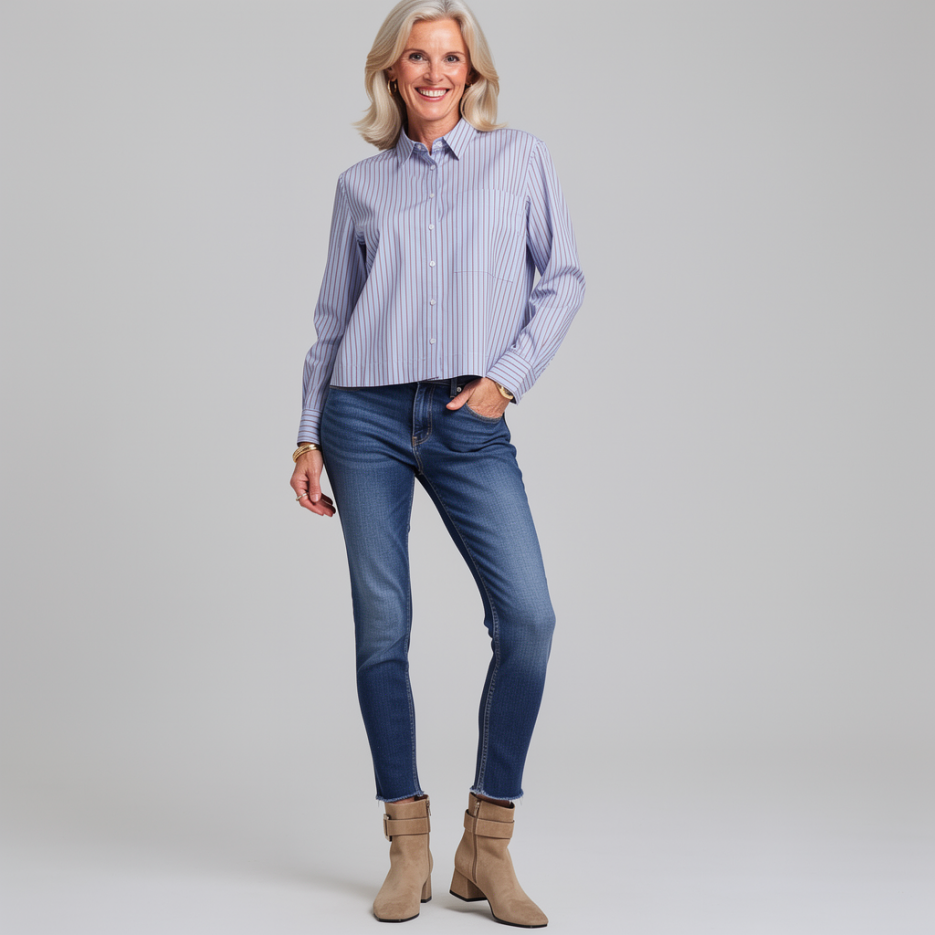 Rossana Diva - Hemdbluse im Boxy Cut