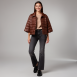 Luisa Cerano - Steppjacke mit asymmetrischer Front